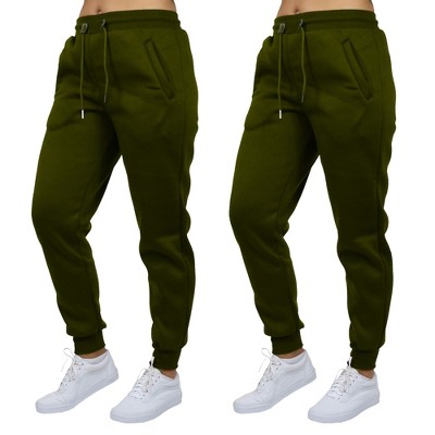 Blue Ice Women's Loose Fit  Fleece-Lined Jogger Sweatpants-2 Pack