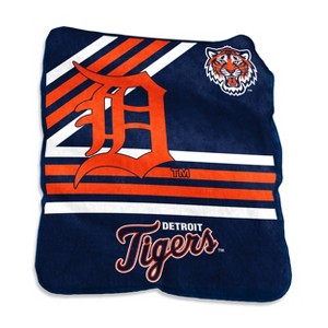 MLB Detroit Tigers Raschel Throw Blanket - 1 of 1