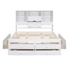 Merax Platform Bed with Storage Headboard & Drawers - 3 of 4