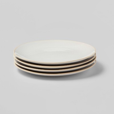 10" 4pk Stoneware Wethersfield Dinner Plates White - Threshold™