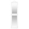 vidaXL Free-Standing Mirror White 19.7 in.x78.7 in. - 3 of 4
