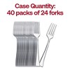 Smarty Had A Party Clear Mini Plastic Tasting Forks - 960 pcs - 4 of 4
