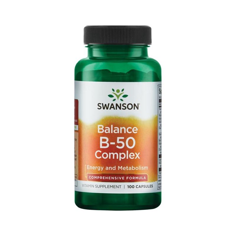 Swanson Vitamin B Balance B-50 Complex Capsule 100ct, 1 of 3