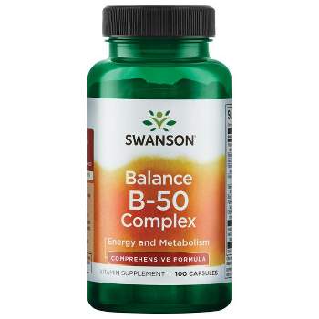 Swanson Vitamin B Balance B-50 Complex Capsule 100ct