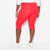 Women's High-Waisted ButterBliss Capri Leggings - Wild Fable™ - 3 of 3