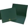 Great Papers Classic Crest Certificate Holders 12" x 9.38" Hunter Green 50/Pack (903118PK10) - 3 of 3