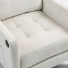 NicBex Chenille Accent Chair Upholstered Living Room Chairs with USB Port and Side Storage, Comfy Chair for Bedroom - 4 of 4