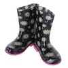 Wootie Toddler Girl's Daisy Floral Waterproof Rain Boots - image 2 of 3