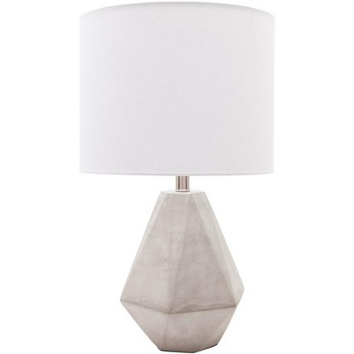 Mark & Day Rrogozhine 24.25"H x 14"W x 14"D Modern Light Gray Table Lamps