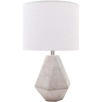 Mark & Day Rrogozhine 24.25"H x 14"W x 14"D Modern Light Gray Table Lamps