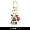 Unique Bargains Christmas Keychain Lobster Clasp Zinc Alloy Colorful 2.17" 1 Pc - 2 of 4