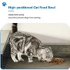 LunaLulinlk Gray wooden invisible cat litter cabinet, large cat litter box furniture with shelf storage rack - 4 of 4