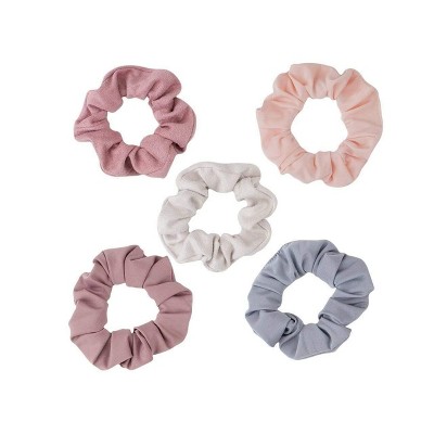 Kitsch Matte Scrunchies - Blush/Mauve