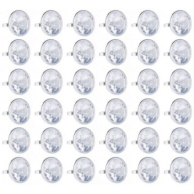 Blue Panda 36 Pack Bulk Jumbo Fake Diamond Rings for Bachelorette Party Favors, Princess Birthday, Wedding, & Bridal Decor