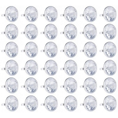 Blue Panda 36 Pack Bulk Jumbo Fake Diamond Rings for Bachelorette Party Favors, Princess Birthday, Wedding, & Bridal Decor