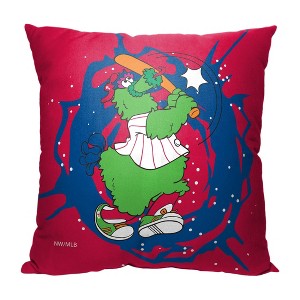 18"x18" MLB Philadelphia Phillies Mascot Printed Decorative Throw Pillow - 1 of 4