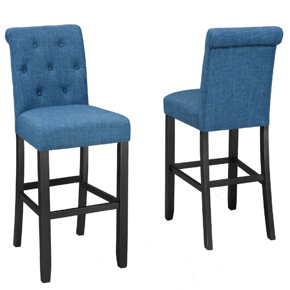 Brassex Set of 2 29'' Tinga Barstools Blue