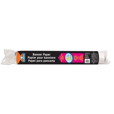 Hello Hobby All-Purpose White Banner Paper Roll, 24 In. x 25 Yds., 75 Ft