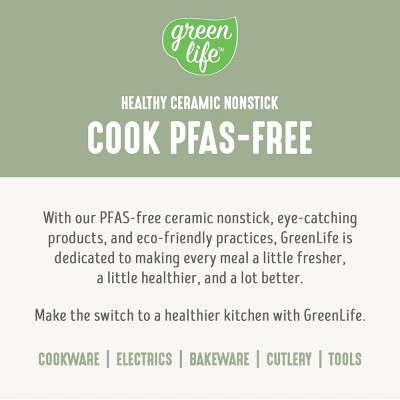 GreenLife 1.5qt Rice Cooker Green Sage