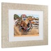 Trademark Fine Art - Ralph Meznar Bull Ride Matted Framed Art - 3 of 4