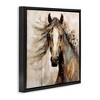 Stupell Industries Brown Horse with Florals, 18" x 18" - 3 of 4