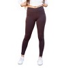 Women's Becca Crossover Full Length Leggings with Pockets - Julia Rose S/M (Sizes 4-10) - OS - image 2 of 4