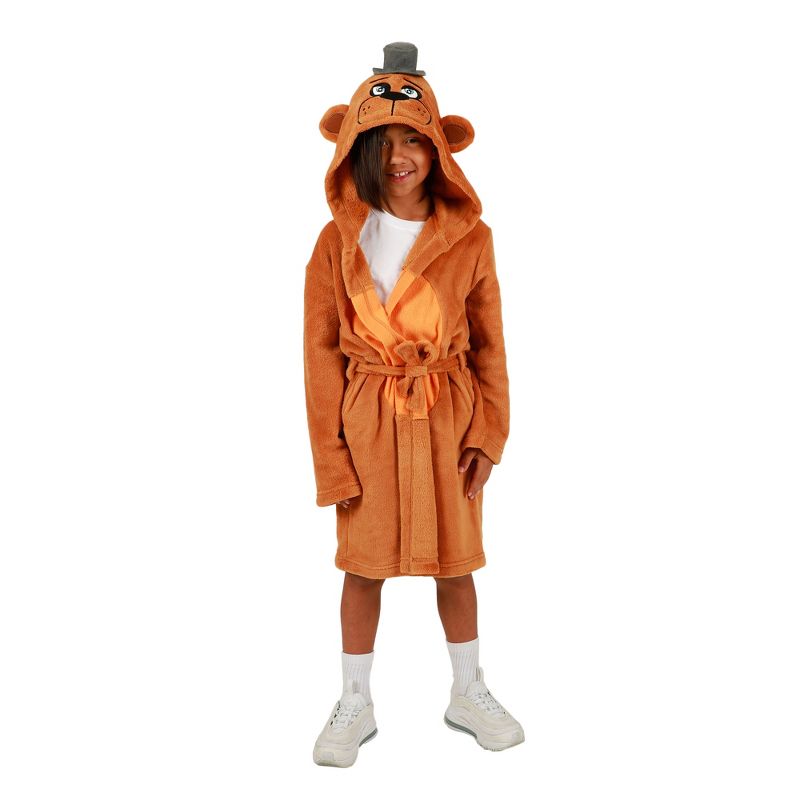 Youth Boys Five Nights at Freddy's Hooded Robe, 5 of 7