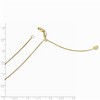 Black Bow Jewelry 0.8mm 14k Yellow Gold Adjustable Box Chain Necklace - 2 of 4
