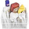 LunaLulinlk Utensil Caddy Silverware, Napkin Holder and Condiment Organizer, Multi-Purpose Steel Mesh Caddy - 3 of 4