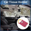 Unique Bargains Car Tissue Box Organizer Plush 10.24"x7.09"x1.18" 1 Pcs - 2 of 4