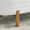 Airsurfer Ottoman Oval Storage Bench,Rubber Wood Leg - 4 of 4