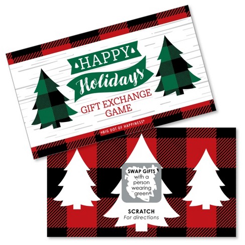  Christmas Game White Elephant Gift Exchange Xmas Holiday Party  Decoration Supplies : Toys & Games