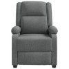 vidaXL Massage Chair Dark Gray Fabric - 3 of 4