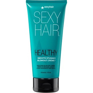 SEXY HAIR Healthy Smooth Stunner Blowout Creme (6 oz) – Nourishing Frizz Control for Sleek, Shiny Hair | Sexyhair Blow Out Cream - 1 of 3