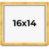 PosterPalooza | Minimalist Shadow Box Gold Picture Frame - UV Acrylic, Backing Board, Hanging Hardware - 2 of 4