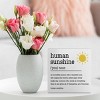 Sunshine Gifts Inspirational Office Supplies Human Sunshine Gift Decor White Wooden Box Sign - 4 of 4