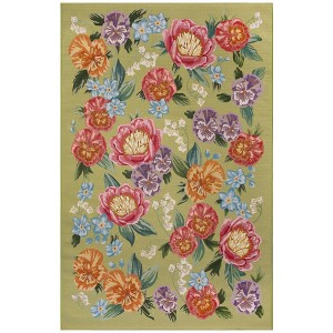 Liora Manne Marina Floral Indoor/Outdoor Rug.. - 1 of 4