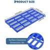Plastic Pallets, Storage Pallets - 6-Pcs 23.62''x11.81''x1.18'' Waterproof Ventilated Nestable Floor Pallets for Basement, Garage, Supermarket - 2 of 4