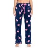 Ashford & Brooks Women's Plush Mink Fleece Pajama Sleep Pants - 2 of 4