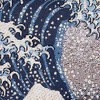 Signare USA Hokusai Great Wave Off Kanagawa Art Make Up Cosmetic Bag - 2 of 4
