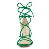 Allegra K Women's Back to College Strappy Straps Lace Up Chunky Heel Sandals - 3 of 4