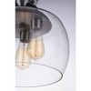 Maxim Lighting Goblet 3 - Light Semi-Flush Mount in  Black/Satin Nickel - 3 of 3