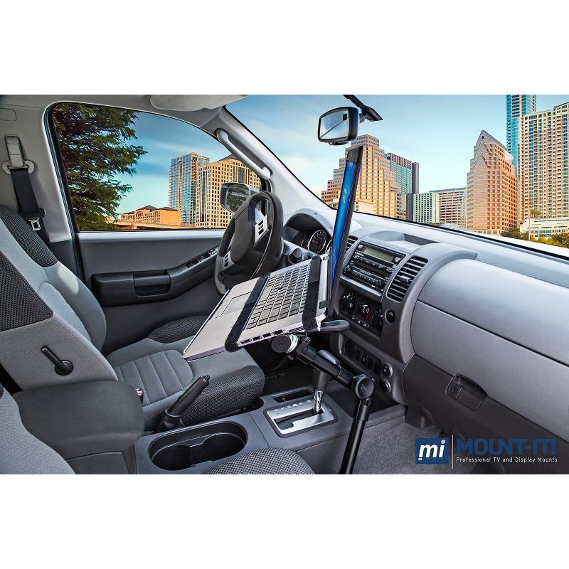 Mount-It! Full Motion & Lockable Joints Car Laptop Mount | No-Drill Laptop Vehicle Mount For Truck & Van | Adjustable Height Fits 12-15.4 in. Screens, 6 of 10