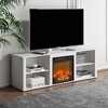 HOMLUX Modern Fireplace TV Stand for TVs up to 65" with Storage Media Console - 4 of 4