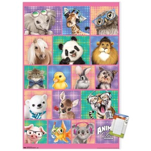 Trends International Animal Club - Group Unframed Wall Poster Prints - 1 of 4