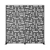 Dovelina Metal Privacy Screen Free Standing 6 ft. H x 6 ft. - 2 of 4