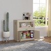 Gulches Natural Wood Hamster Cage with Storage Cabinet and Clear Acrylic Panels Large Size - 2 of 4