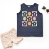 The Juniper Shop SmileyWorld Checkered Floral Smile Toddler Tank - 3 of 4
