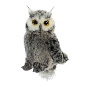 Aurora Small Barney Wild Life Playful Stuffed Animal Gray 9" - 1 of 3