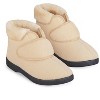 Collections Etc Faux Fur Trimmed Slippers - 3 of 4